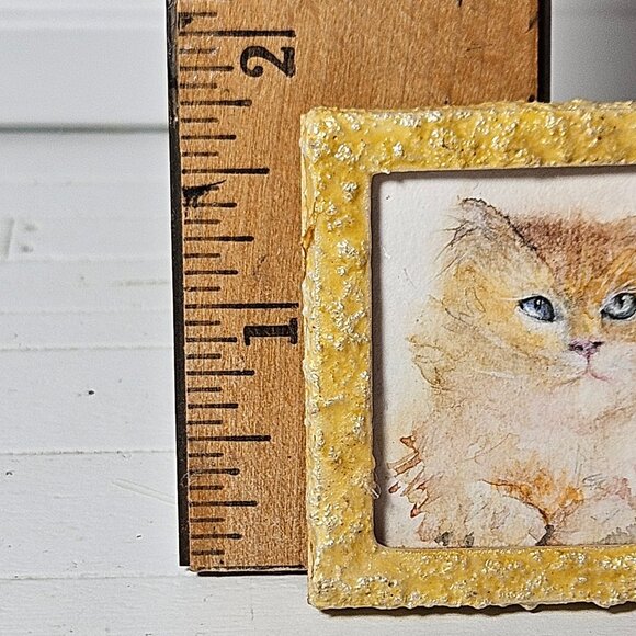 Original Watercolor by Stephanie T. Kemper Dollhouse Miniature 1:12 Scale - Picture 4 of 5